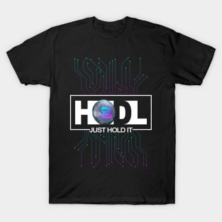 Just Hodl Solana SOL T-Shirt